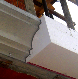 cassaforma per Cornice sagomata